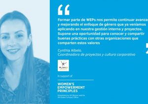 Plan B Group se adhiere a los Principios para el Empoderamiento de las Mujeres (WEPs) de Naciones Unidas